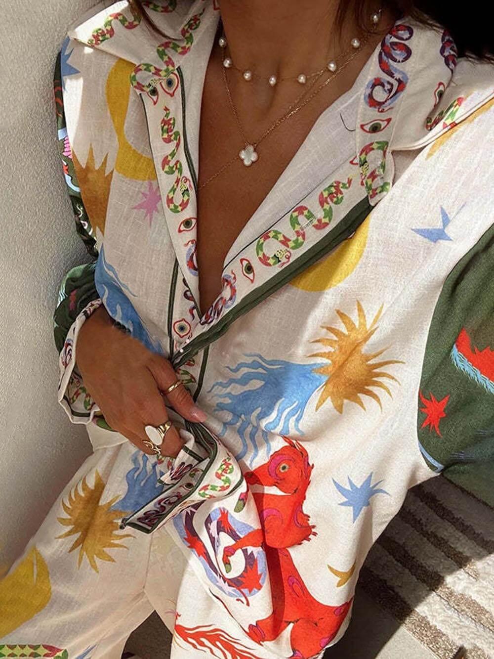 Filiberta Completo Donna con Elastico a Maniche Lunghe, foto 2