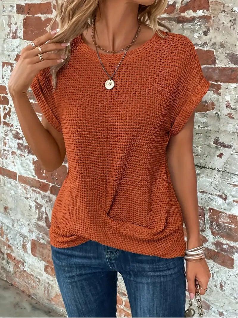 Gelsomina Camicia Donna dalla Vestibilità Morbida con Girocollo, foto 1