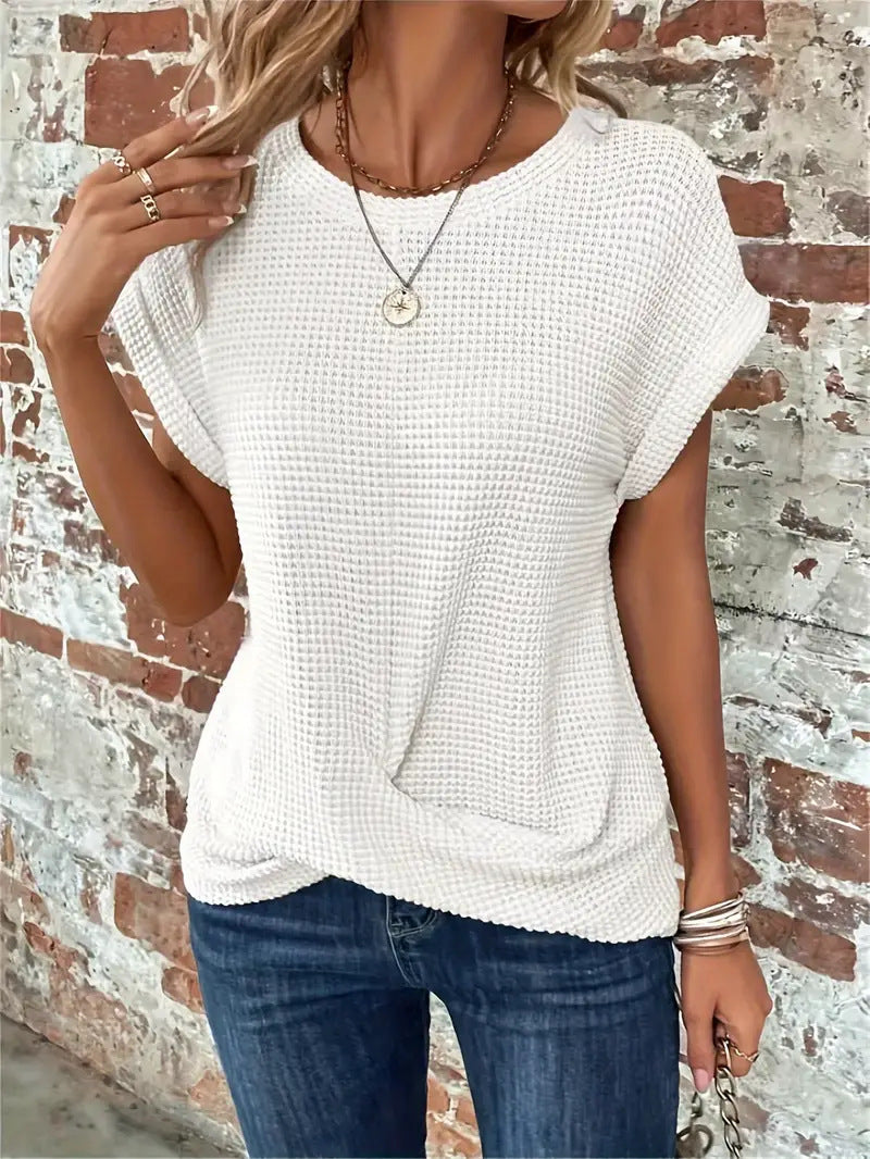 Gelsomina Camicia Donna dalla Vestibilità Morbida con Girocollo, foto 5