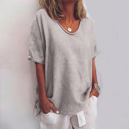 Gemmina Top Donna in Poliestere dalla Vestibilità Morbida, foto 2