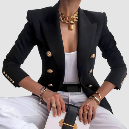 Isa Blazer Donna con Revers con Bottoni, foto 1