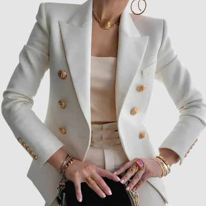Isa Blazer Donna con Revers con Bottoni, foto 2