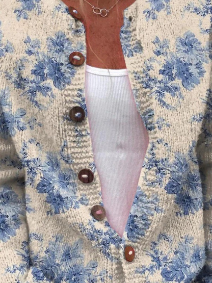 Libera Cardigan Donna in Maglia dalla Vestibilità Aderente, foto 2