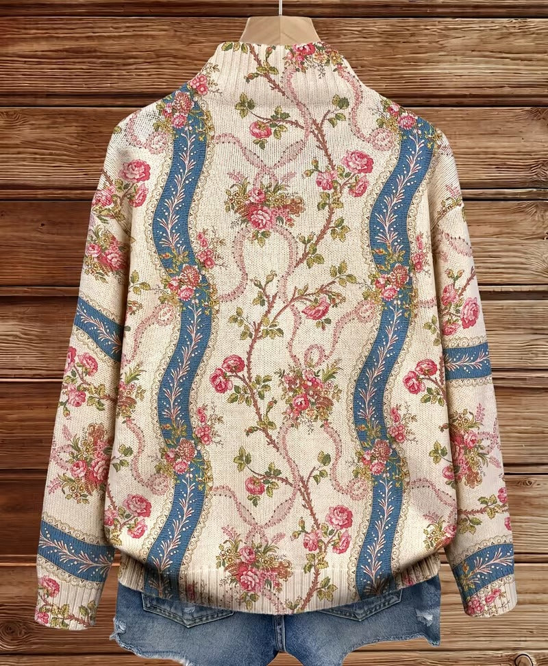 Mara Cardigan Donna in Maglia con Zip e Tasche, foto 4