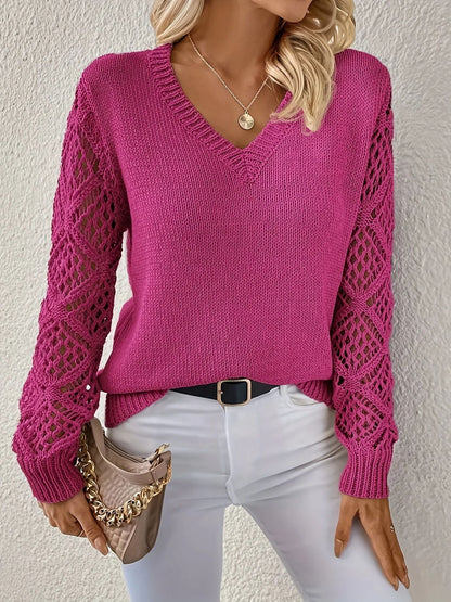 Marcella Maglione Donna in Maglia con Scollo a V, foto 4