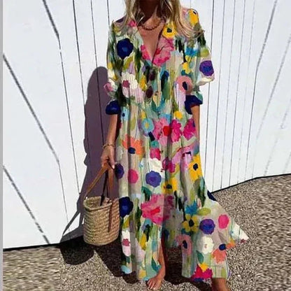 Marcellina Abito Donna in Poliestere con Scollo a V, foto 1