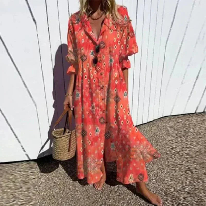 Marcellina Abito Donna in Poliestere con Scollo a V, foto 3
