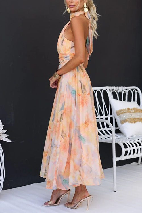 Nina Abito Donna in Lunghezza Maxi con Stampa Integrale, foto 6