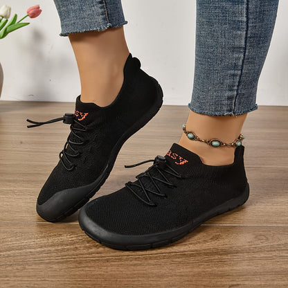 Olimpiade Sneakers Donna con Lacci e Suola Piatta in Nero, foto 6