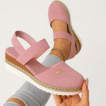 Onesta Sandali Donna con Elastico e Suola Spessa, foto 2