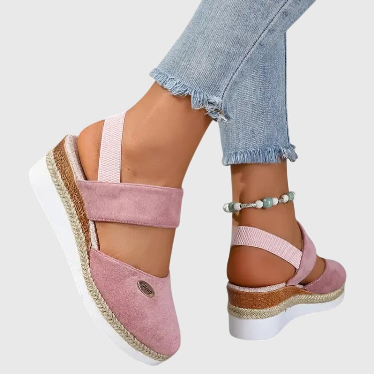 Onesta Sandali Donna con Elastico e Suola Spessa, foto 8