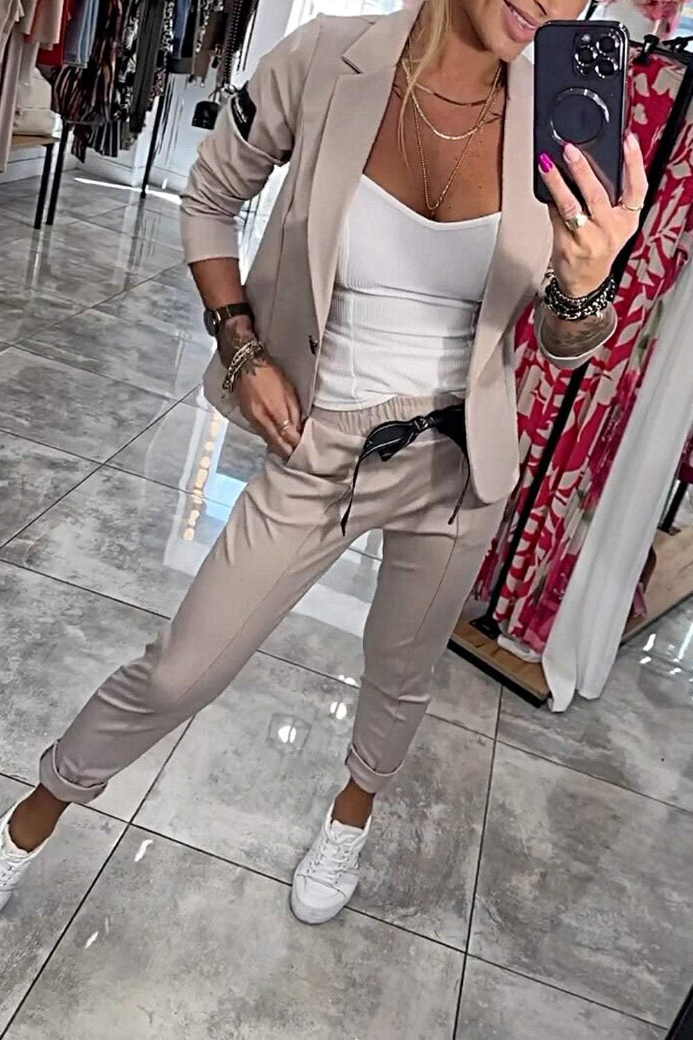 Orazia Completo Donna a Zampa con Revers, foto 1