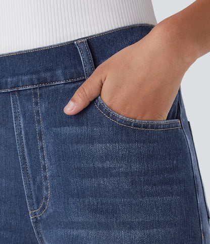Rosalba Pantaloni Donna a Vita Alta con Elastico, foto 9