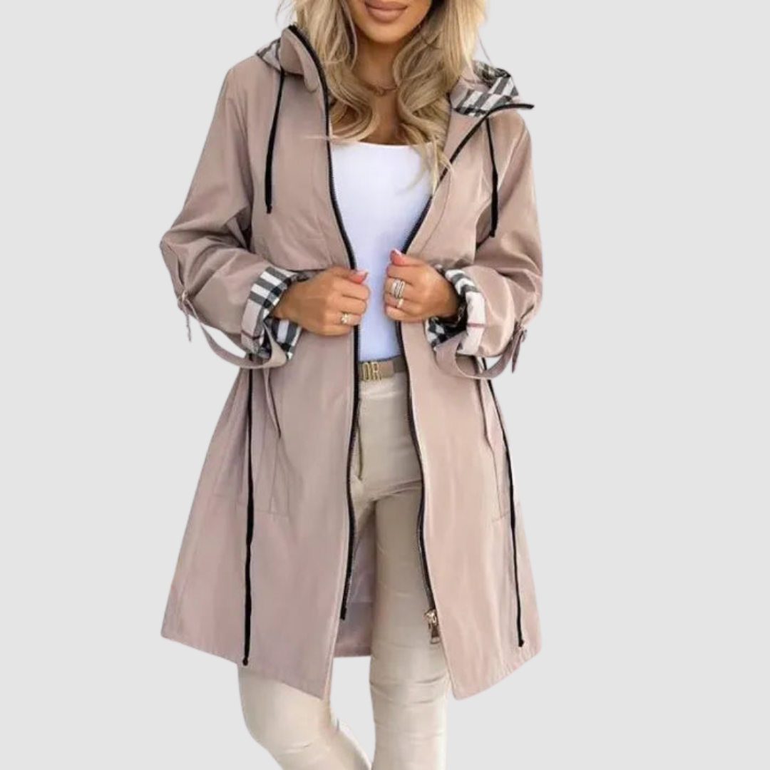 Sandrina Cappotto Donna con Cappuccio con Zip, foto 2