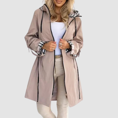 Sandrina Cappotto Donna con Cappuccio con Zip, foto 2