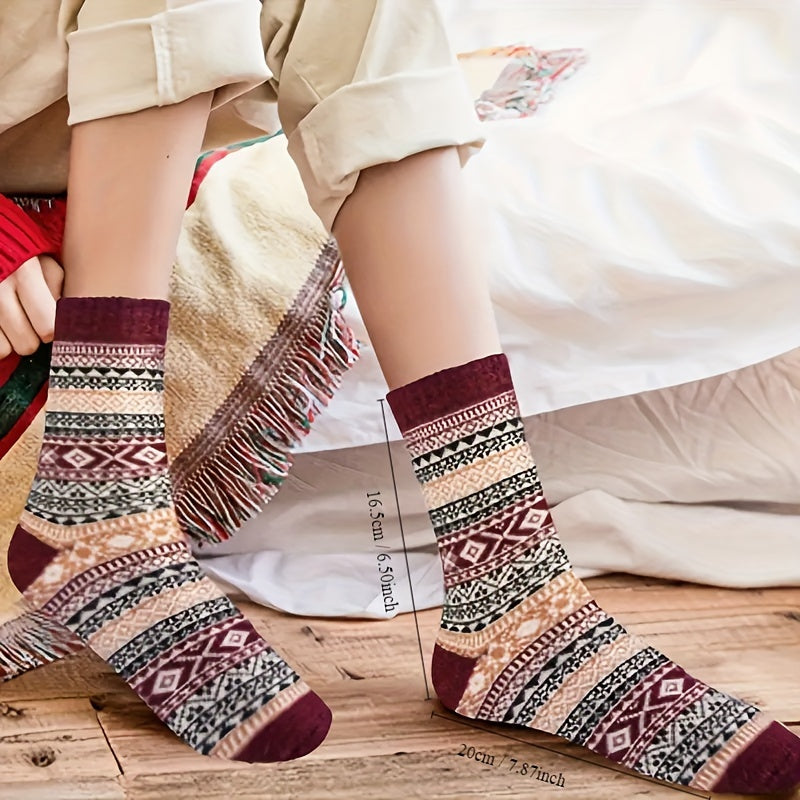 Serenella Calzini Donna con Stampa Integrale e con Bordo a Costine e in Confezione Multipla, foto 4