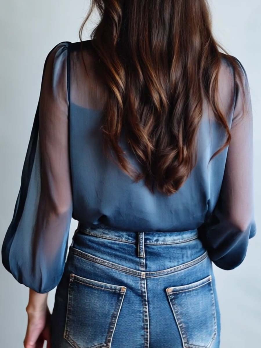 Simona Blusa Donna dalla Vestibilità Morbida con Stampa Floreale, foto 10
