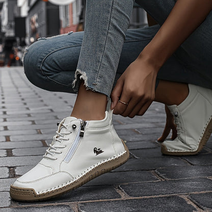 Vannina Scarpe Donna con Lacci e Suola Piatta in Verde Scuro, foto 3