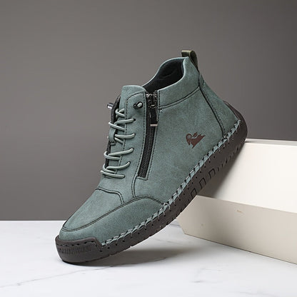 Vannina Scarpe Donna con Lacci e Suola Piatta in Verde Scuro, foto 4