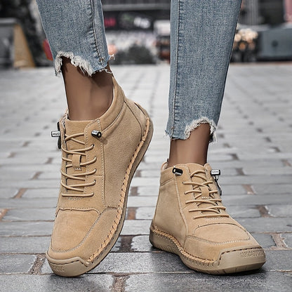 Vannina Scarpe Donna con Lacci e Suola Piatta in Verde Scuro, foto 5