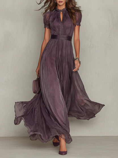 Vera Abito Donna in Chiffon in Lunghezza Maxi, foto 1