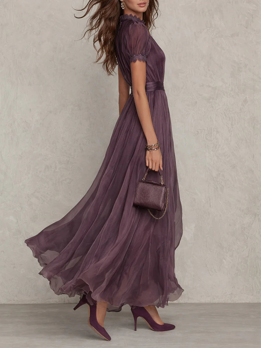 Vera Abito Donna in Chiffon in Lunghezza Maxi, foto 2