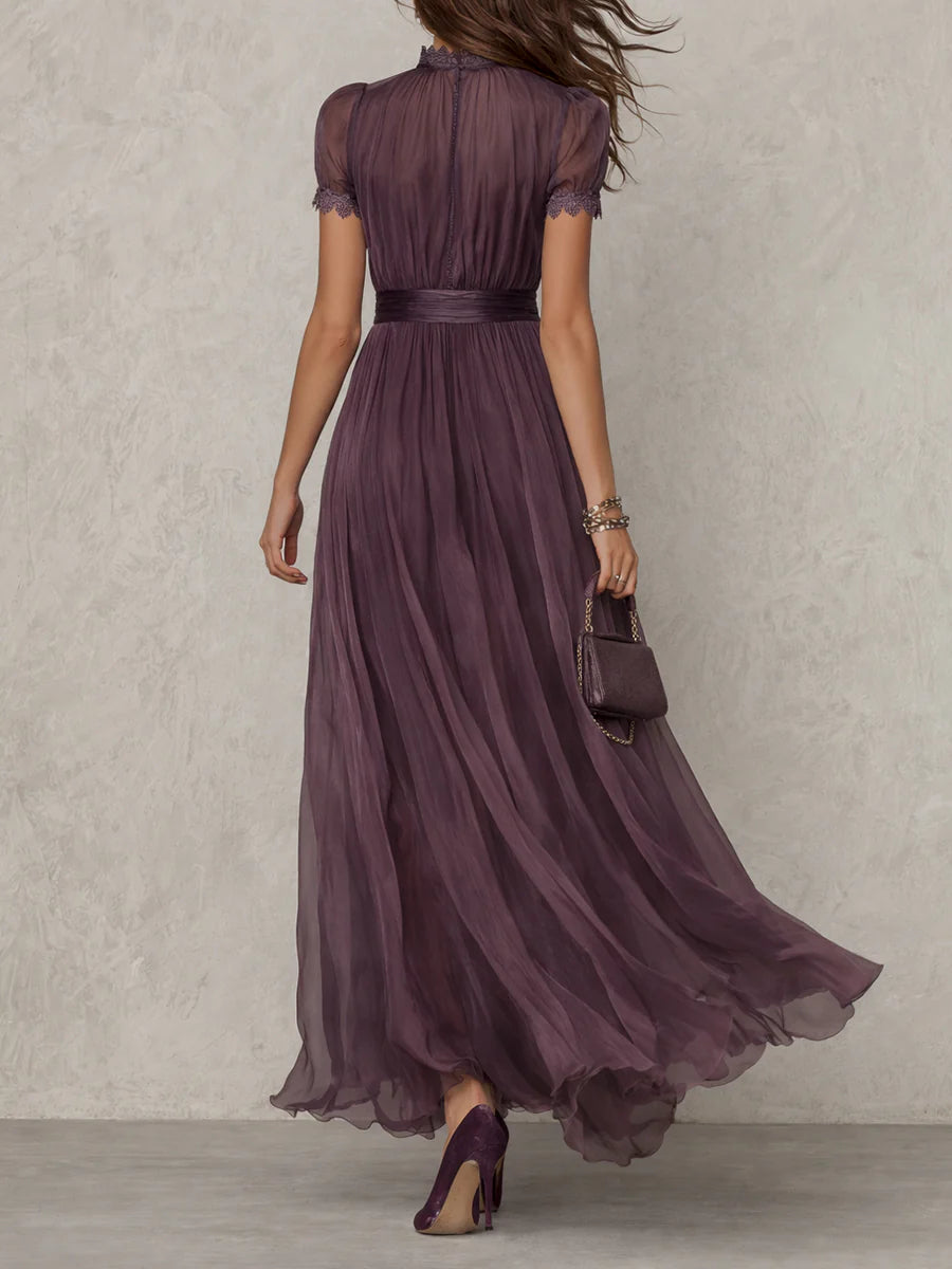 Vera Abito Donna in Chiffon in Lunghezza Maxi, foto 3